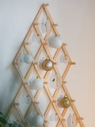 RAEDER | Weihnachtskugel 6cm Mistelzweig | weiss
